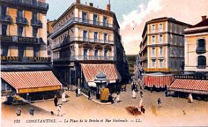 Constantine - Place de la Breche et Rue Nationale